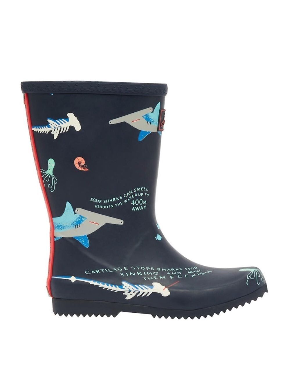 Size 11 Toddler Joules Navy Sea Adventure Rain Boots